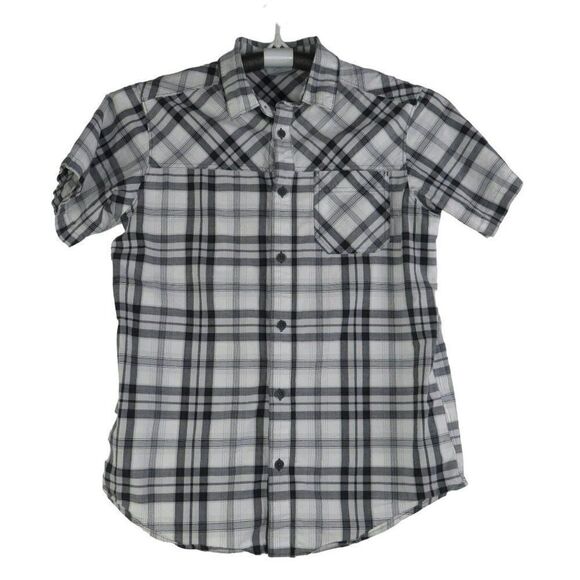 Columbia Button Up Shirt Men's Size Medium Outdoors Hiking Fishing Short Sleeve - Picture 1 of 8